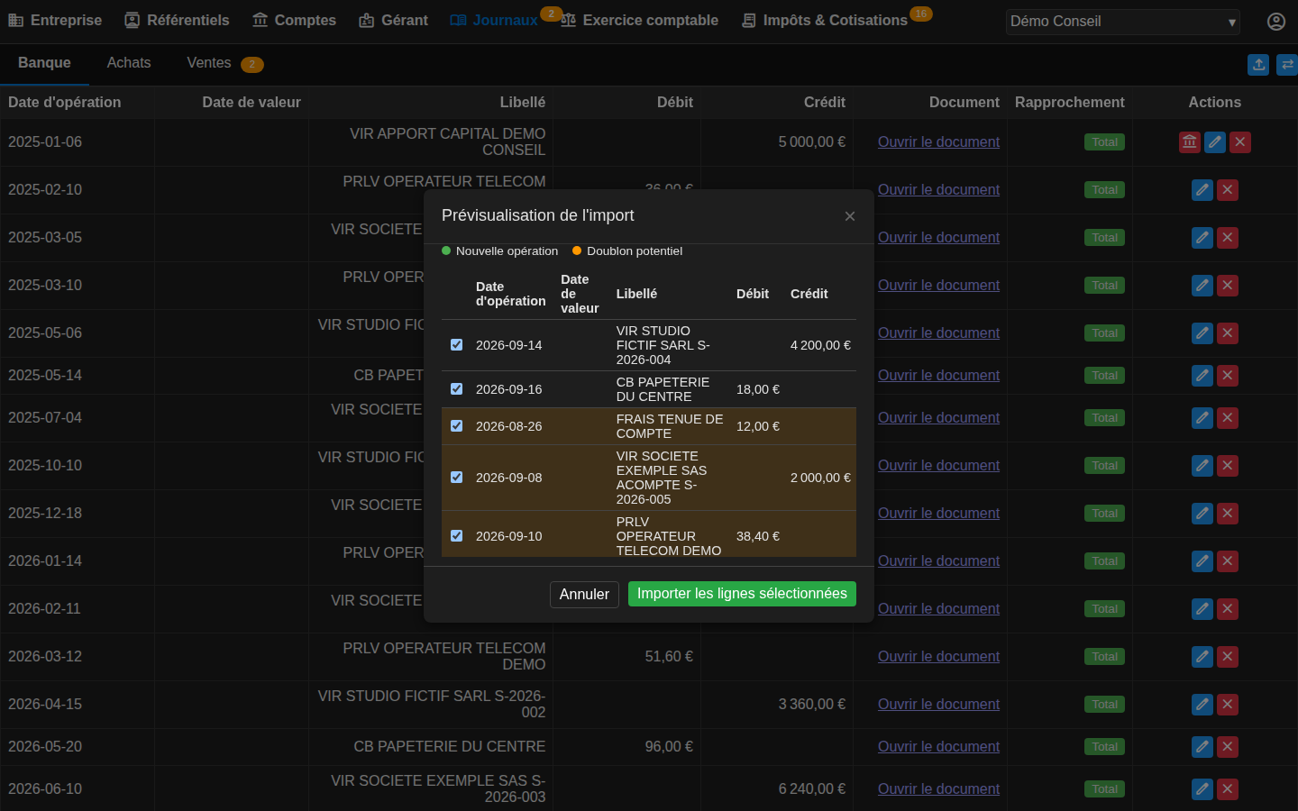 CSV Import
